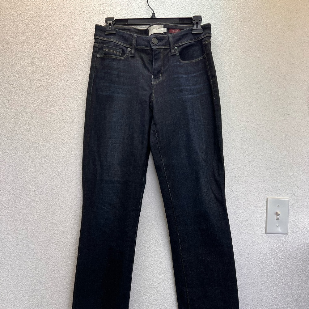 Parker Smith dark wash straight jeans